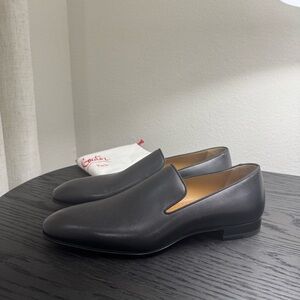 Christian Louboutin Dandelion Loafer Dress Shoe Leather Black 41